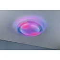 Paulmann wall and ceiling luminaire RAINBOW DYNAMIC small, tunable white, RGB IP20, chrome, white dimmable