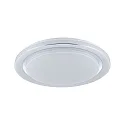 Paulmann wall and ceiling luminaire RAINBOW DYNAMIC large, tunable white, RGB IP20, chrome, white dimmable