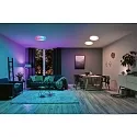 Paulmann wall and ceiling luminaire RAINBOW DYNAMIC large, tunable white, RGB IP20, chrome, white dimmable