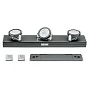 Paulmann LED Under Cabinet luminaire ROTATE LED, 3 spots, 6x1,5V AAA, anthracite, dimmable, battery powered