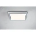 Paulmann LED Ceiling luminaire LUNAR LED Wall luminaire, 300x300mm, 17,2W, 230V, chrome matt