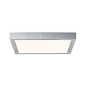 LED Ceiling luminaire LUNAR LED Wall luminaire, 400x400mm, 21,8W, 230V, chrome matt