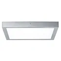 Paulmann LED Ceiling luminaire LUNAR LED Wall luminaire, 400x400mm, 21,8W, 230V, chrome matt