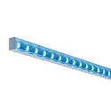 Paulmann Square Profile with diffuser, anodized aluminum