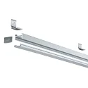 Paulmann Paulmann Square Profile with diffuser, anodized aluminum, 200cm