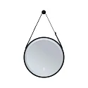 Paulmann mirror with lighting MIRO Ø 40CM round, tunable white, with suspension kit IP44, black matt 