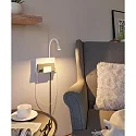 Paulmann reading lamp HALINA LED with USB connection IP20, white 