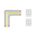 light strip edge element MAXLED 500 EDGE FULL-LINE COB, silver
