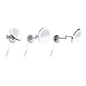Paulmann mirror with lighting MASUA IP44 - 3X ZOOM 3-fold, round, with flex arm, CCT Switch, tiltable IP44 / IP20, chrome 