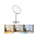 mirror with lighting MASUA IP44 - 3X ZOOM 3-fold, round, CCT Switch, with plug, adjustable IP44 / IP20, chrome 