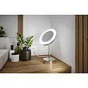 mirror with lighting MASUA IP44 - 3X ZOOM 3-fold, round, CCT Switch, with plug, adjustable IP44 / IP20, chrome 