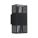 Paulmann outdoor wall luminaire THARIN up / down, square, adjustable IP44, black 