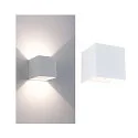 Paulmann battery wall luminaire NYARA UP&DOWN square IP44, white 