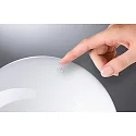 Paulmann battery table lamp ONZO with USB connection, with touch dimmer IP44, glossy, white dimmable