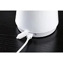 Paulmann battery table lamp ONZO with USB connection, with touch dimmer IP44, glossy, white dimmable