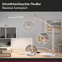 desk lamp FLEXBAR CCT Switch, adjustable, with touch dimmer IP20, silver matt dimmable