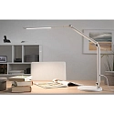 desk lamp FLEXBAR CCT Switch, adjustable, with touch dimmer IP20, silver matt dimmable