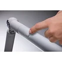 desk lamp FLEXBAR CCT Switch, adjustable, with touch dimmer IP20, silver matt dimmable