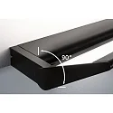 Paulmann wall luminaire RANVA LED LED IP20, black matt dimmable