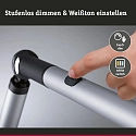 Paulmann desk lamp FLEXBAR CCT Switch, adjustable, with touch dimmer IP20, silver matt dimmable