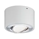 Paulmann Paulmann LED Ceiling luminaire Argun white matt/brushed aluminum, 1 flame 1x 4,8W