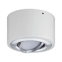 Paulmann Paulmann LED Ceiling luminaire Argun white matt/brushed aluminum, 1 flame 1x 4,8W