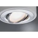 Paulmann Paulmann LED Ceiling luminaire Argun white matt/brushed aluminum, 1 flame 1x 4,8W