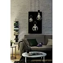 Paulmann Marble Pendant luminaire NEORDIC NORDIN, E27 max. 20W, handmade, black / copper matt