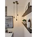 Pendant luminaire LARUS, IP44, 230V E27 max. 20W, metal