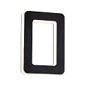solar house number light with accumulator, indirect IP44, black, white matt 