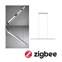 Paulmann pendant luminaire LENTO ZigBee controllable IP20, chrome matt dimmable