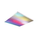 Paulmann LED panel VELORA RAINBOW large, square, RGBW, dimmable 31W 2820lm RGB + 3000K CRI >80