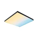 Paulmann LED panel VELORA RAINBOW square, RGBW, medium, dimmable 19W 1690lm RGB + 3000K CRI >80