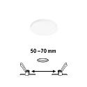 Paulmann recessed luminaire VARIFIT VENULA EDGE IP44, white  6W 500 | 750lm 4000K CRI >80