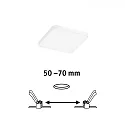Paulmann recessed luminaire VARIFIT VENULA EDGE IP44, white  6W 500 | 750lm 4000K CRI >80