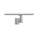 Paulmann track spot PRORAIL3 ZEUZ LED adjustable IP20, silver dimmable