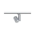 Paulmann track spot PRORAIL3 ZEUZ LED adjustable IP20, silver dimmable
