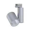 Paulmann track spot PRORAIL3 ZEUZ LED adjustable IP20, silver dimmable