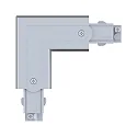 Paulmann 3-phase L-connector PRORAIL3 earth outside, silver