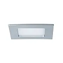 Paulmann LED Recessed luminaire QUALITY PREMIUM PANEL LED, square, IP44, 1x6W, 4000K, 230V, 115x115mm, chrome matt