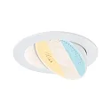 spot AUMUS round, set of 1 IP20, white matt dimmable