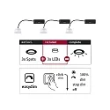 Paulmann LED module CHOOSE EASY DIM LED incl. driver, set of 3 IP20, satin dimmable