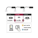 Paulmann LED module CHOOSE WHITESWITCH LED incl. driver, CCT Switch, set of 3 IP20, satin 