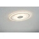 Paulmann LED Recessed luminaire PREMIUM LINE WHIRL LED, round, 3x6W, 18VA, 150mm, turned aluminum/satined