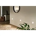 Paulmann Wall recessed luminaire round 2700K white, 1,7W