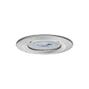 Paulmann Set of 3 Recessed spot LED NOVA, IP44, fixed, 230V, incl. 3x GU10 6.5W 4000K 450lm 36°, iron brushed