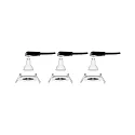Paulmann Set of 3 Recessed spot LED NOVA, IP44, fixed, 230V, incl. 3x GU10 6.5W 4000K 450lm 36°, white matt