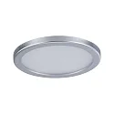 Paulmann LED Recessed Panel AERO VariFit, round, IP44, Ø 23cm, 18W 3000K, chrome matt