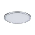 Paulmann LED Recessed Panel AERO VariFit, round, IP44, Ø 17.5cm, 15W 3000K, chrome matt