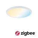 Paulmann LED Recessed Panel AERO VariFit Zigbee TW, round, IP44, Ø23cm, 18W Tuneable White